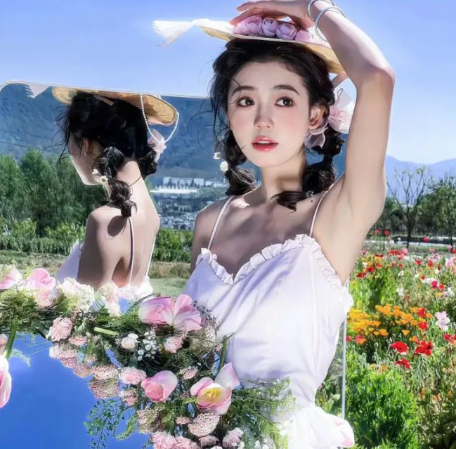 红梅遮雪佑子长安